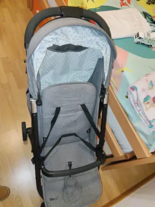 Silla paseo bebé ligera gris