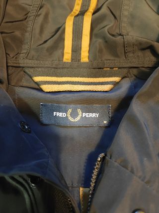 Chaqueta impermeable Fred Perry negra - Talla M