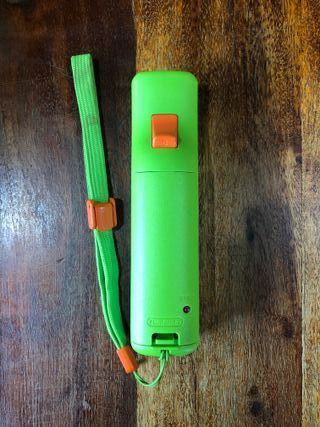 Wiimote Yoshi motion plus integrato bianco verde