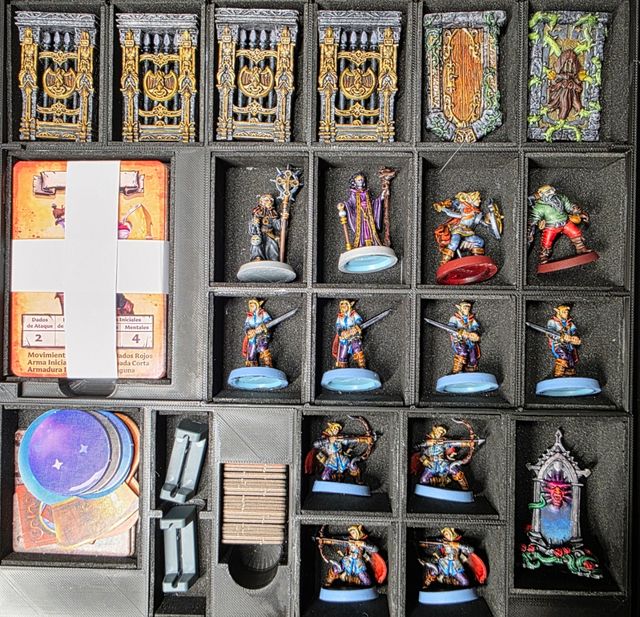 Inserto para el Heroquest: La Maga del Espejo.