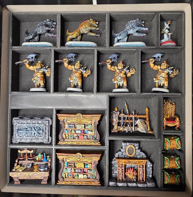 Inserto para el Heroquest: La Maga del Espejo.