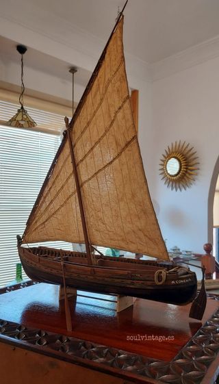 Maqueta barca mediterránea 