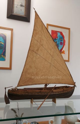 Maqueta barca mediterránea 