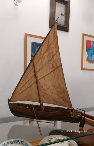 Maqueta barca mediterránea 