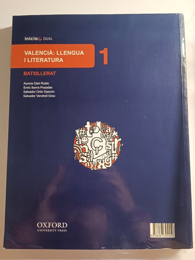 Inicia Valencià: Llengua i Literatura 1r Batxil...