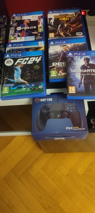 PS4 (PlayStation 4) - Juegos y mando