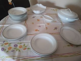 Conjunto Pratos Porcelana 