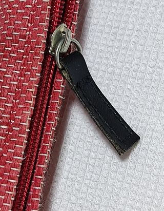 Bolsa de playa grande, en color rojo granate