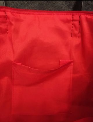 Bolsa de playa grande, en color rojo granate
