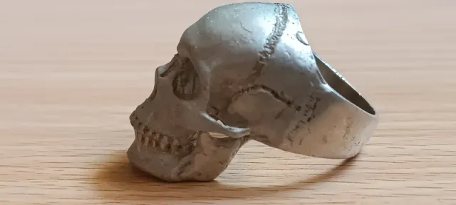 Anillo Calavera Plata