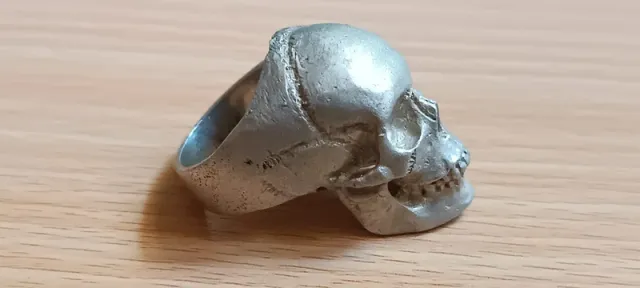 Anillo Calavera Plata
