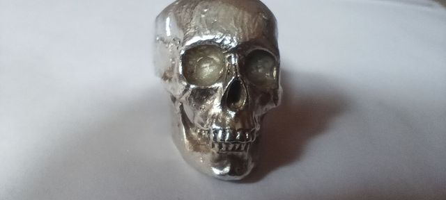 Anillo Calavera Plata