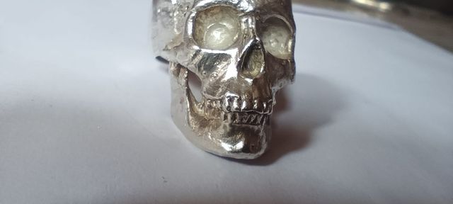 Anillo Calavera Plata