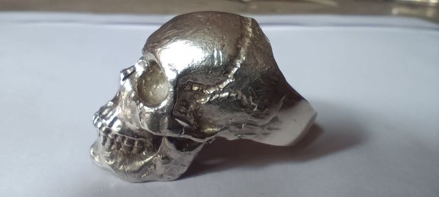 Anillo Calavera Plata