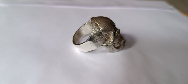 Anillo Calavera Plata