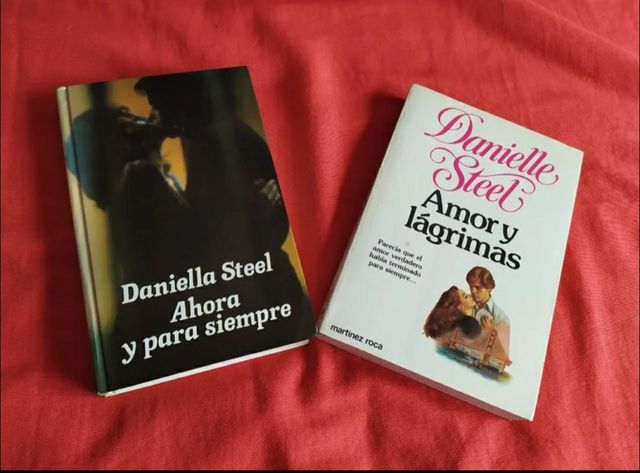 2 Danielle Steel y punto de libro. Pack 23€.3fotos