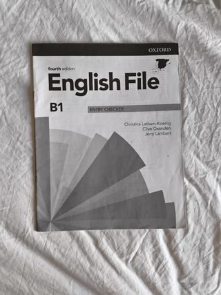 English File B1 Oxford ISBN: 9780194035651