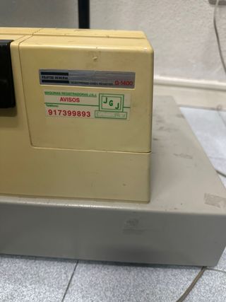 Caja registradora antigua