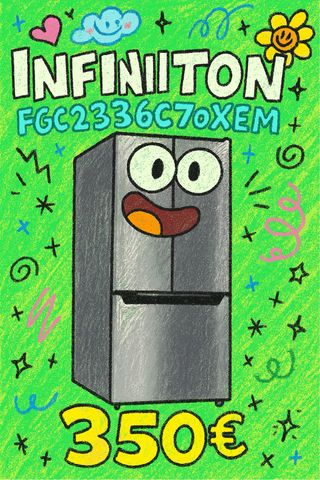 Frigorífico Infiniton AA no frost inox