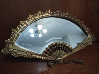 Espejo bronce antiguo