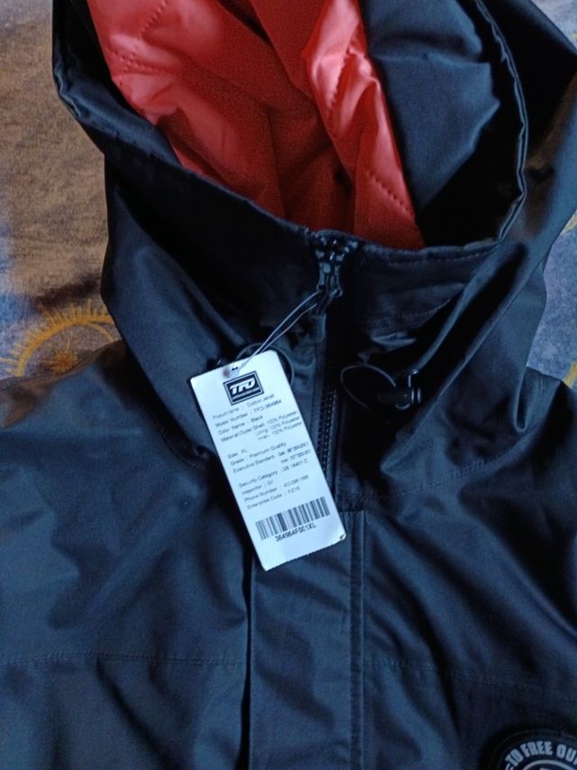 Anorak TP Hombre Negro - Talla M