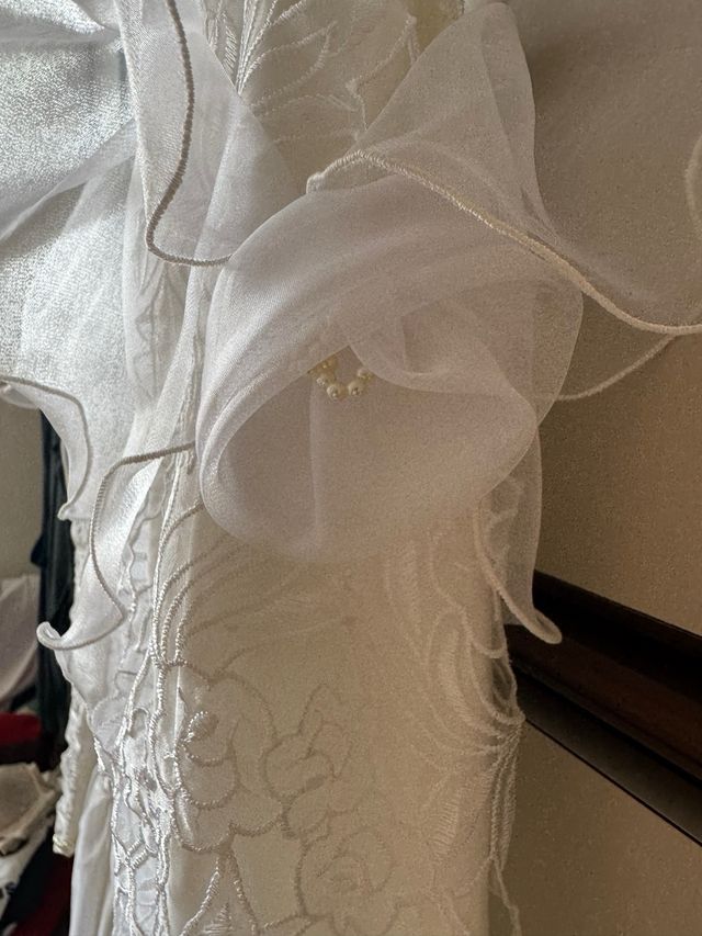 Vestito sposa vintage bianco