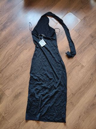 Abito lungo nero Pull&Bear