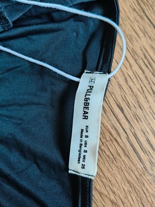 Abito lungo nero Pull&Bear