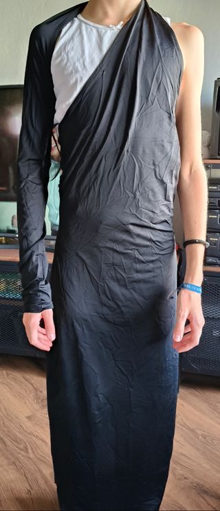 Abito lungo nero Pull&Bear