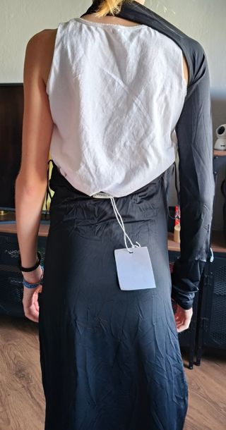 Abito lungo nero Pull&Bear