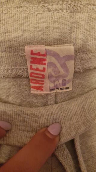 Pantalones chándal grises