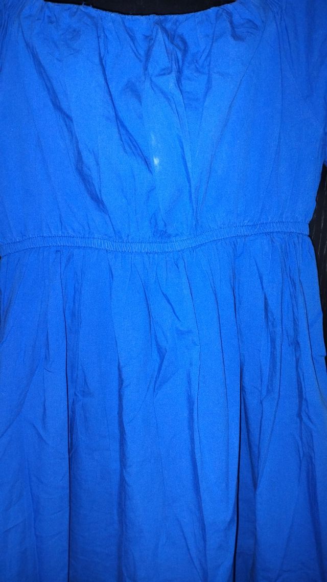 Vestido azul menina (10-12 anos)