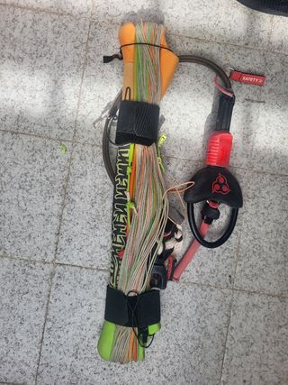 Equipo kitesurf tabla, cometa 15 y barra