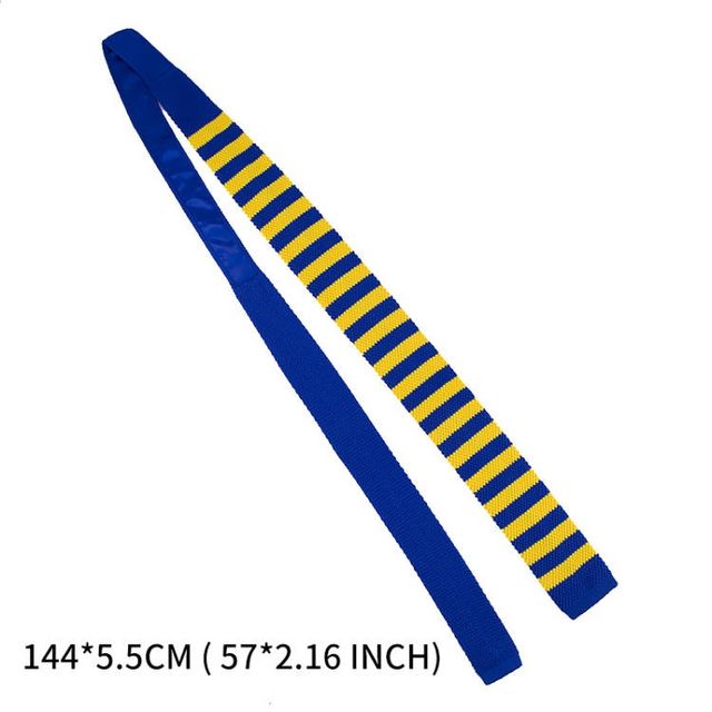 Corbatas tejidas a rayas - 4 pzas