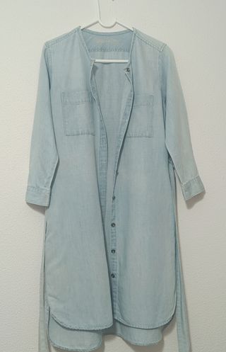 Vestido GAP - Camisero denim azul