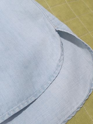 Vestido GAP - Camisero denim azul