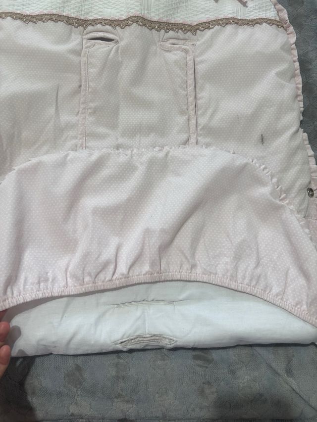 Colchoneta carrito bebé rosa