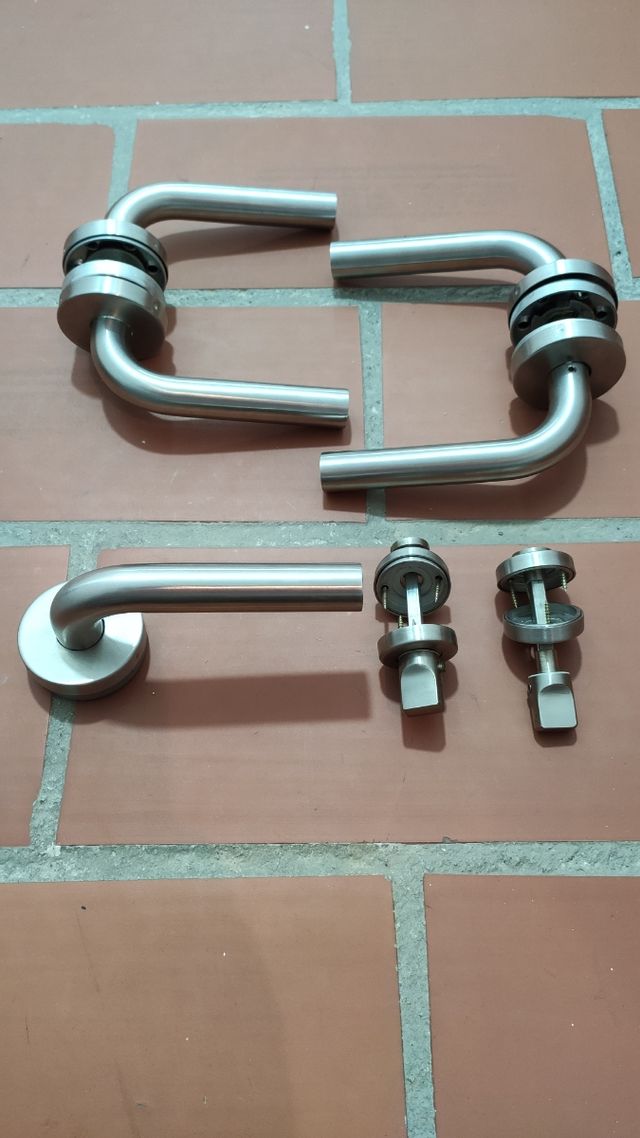 Manillas puerta acero inoxidable