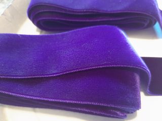 Nastri velluto viola- 2mt e 2,50mt...F