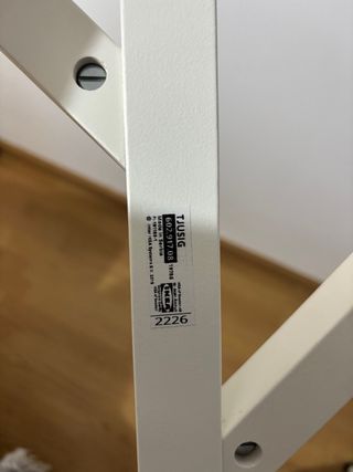 Perchero Ikea blanco - Pared