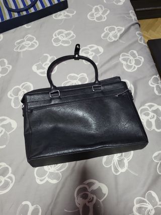 Bolso negro rayas - Portátil