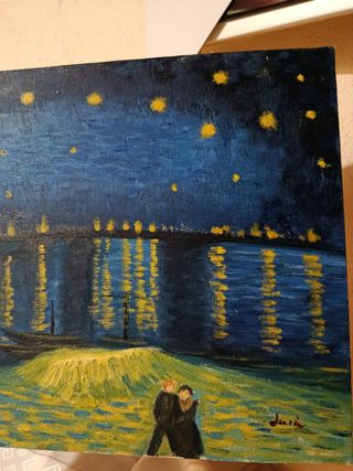 Cuadro al óleoNoche estrellada