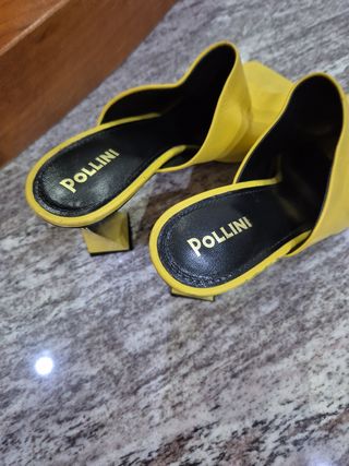 Sandali Pollini gialli n.40