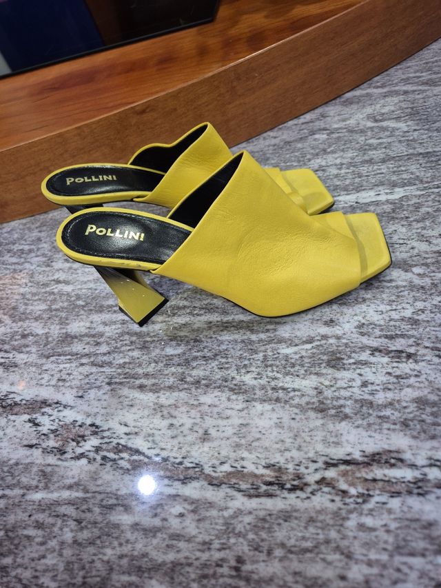 Sandali Pollini gialli n.40
