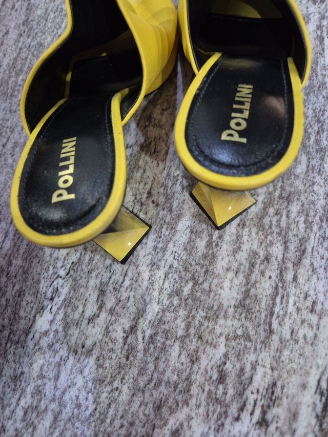 Sandali Pollini gialli n.40