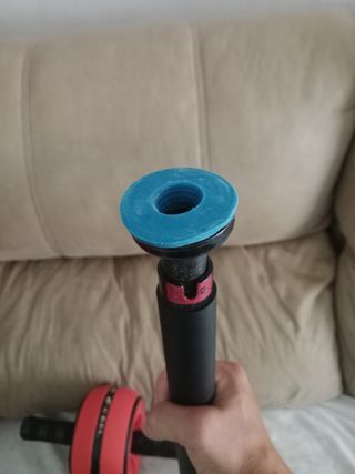 Barra dominadas Corength 70cm y rueda de abdominal