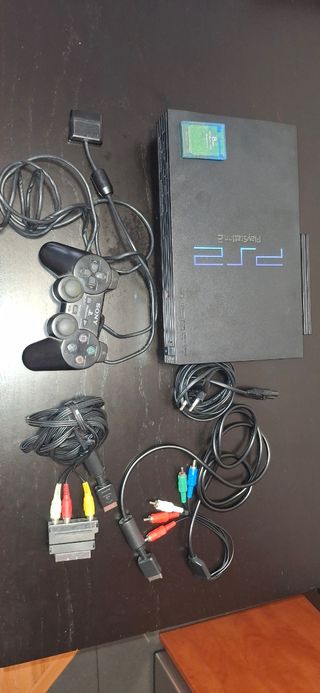 PS2 (PlayStation 2) negra