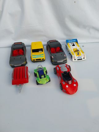 Playmobil: 6 Coches y Remolque