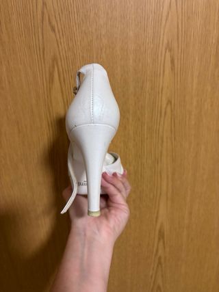 Sandalias de piel Doriani Blancas - Novia
