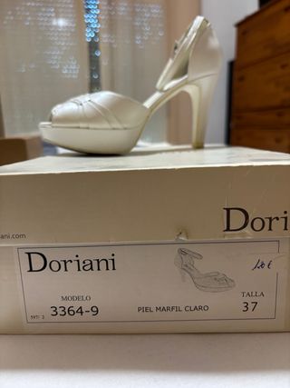 Sandalias de piel Doriani Blancas - Novia